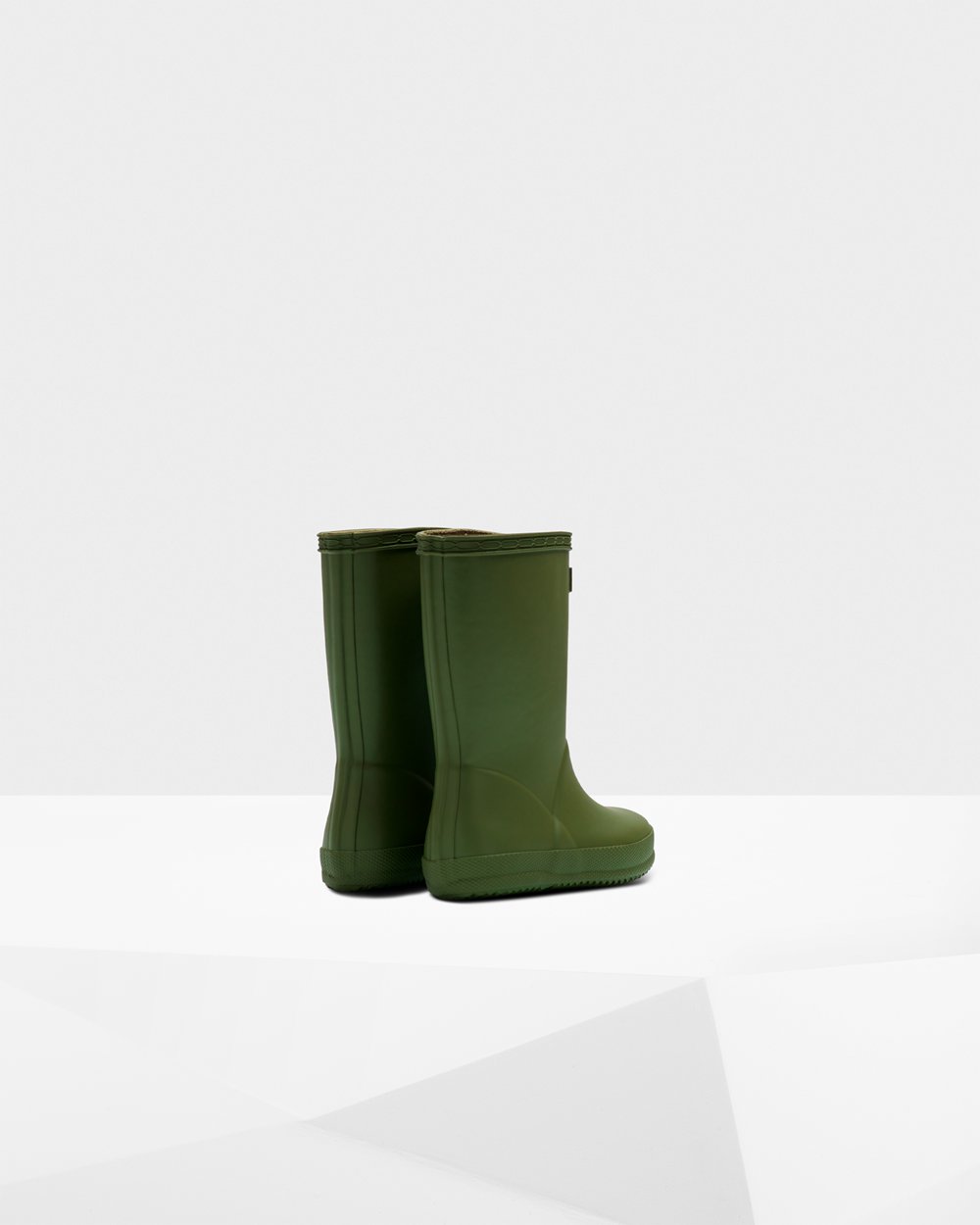 Botas De Agua Hunter Niños Original First Classic - Verde - Argentina 4527BTMCX